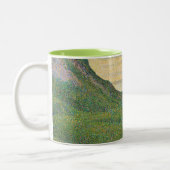 港enBessinのゲオルゲスピエールSeurat |の海景 ツートーンマグカップ (左)