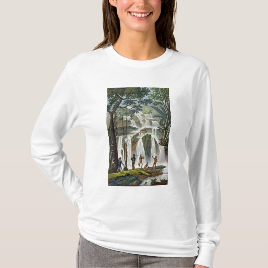 港Praslin、「旅行からのニューアイルランド島の滝、 Tシャツ (正面)