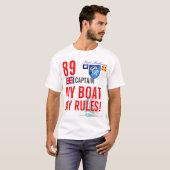 港Richman私のボート私の規則の航海のなイギリス Tシャツ (正面フル)