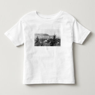 港TownsendのWAの眺めの本管は城砦の監視員をバラックに住ませます トドラーTシャツ