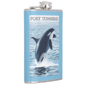 港TownsendのWashingtonOrcaの跳躍 フラスク (右)