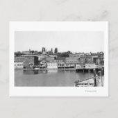 港Townsend、WAの水辺地帯の町の眺めPhotograp ポストカード (正面)