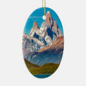 湖およびアンデス山、パタゴニア-アルゼンチン セラミックオーナメント (右)