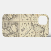 湖および島の比較サイズ Case-Mate iPhoneケース (裏面 (横))