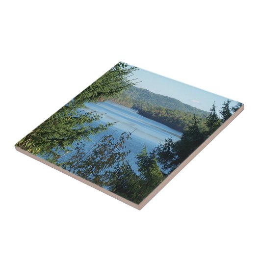 湖および木 タイル (側面)