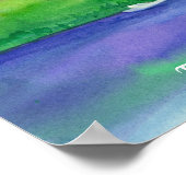 湖が来て帆船に行かねばならない ポスター (角)