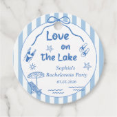 湖でのラブ・バチェロレッテ・パーティー フェイバータグ (正面)