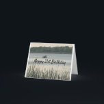 湖での日"21st誕生日カード" カード<br><div class="desc">ここは私たちの湖…そして私たちはボートや時楽しむ々スキーヤーも行う!!!!感謝してい八ストップつの店の一つで!!!私のカードの年齢と詩を変えることができる。</div>