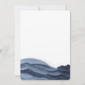 湖での週末独身パーティー 招待状 (裏面)