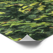 湖でカヌーをするカップル ポスター (角)