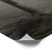 湖でカヌー ポスター (角)