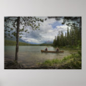 湖でカヌー ポスター (正面)