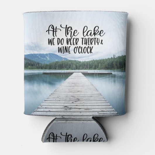 湖で我々はビール30時とワインLをドア 缶クーラー (正面)