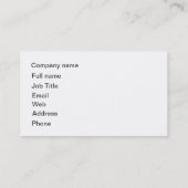 湖で日に晒しているわに 名刺 (裏面)