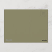 湖で泳ぐ鴨。美しい木鴨の贈り物 ポストカード (裏面)