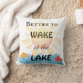 湖で目を覚ますほうがいい クッション (ブランケット)