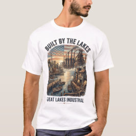 湖で築かれた中西部の工業漁業 Tシャツ