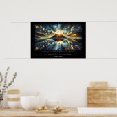 湖で3つの十字 ポスター (キッチン)