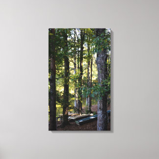 湖で キャンバスプリント