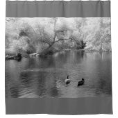 湖で シャワーカーテン (正面)