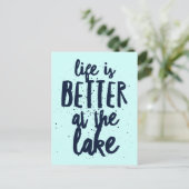 湖で ポストカード (スタンド正面)