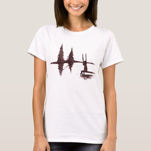 湖で Tシャツ (正面)