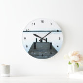 湖とデッキカナダ、オンタリオ州キングストン ラージ壁時計 (ホーム)