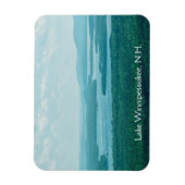 湖と山の景色 マグネット (縦)