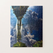 湖と森林ケベック。 ジグソーパズル (縦)