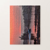 湖と森林ケベック。ジグソーパズル ジグソーパズル (縦)