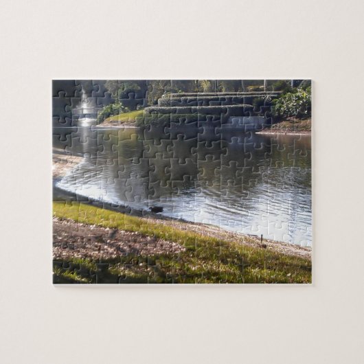 湖と石 ジグソーパズル (横)