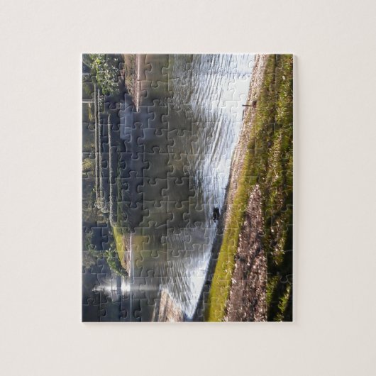 湖と石 ジグソーパズル (縦)