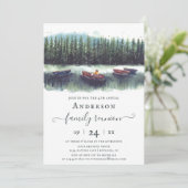 湖と素朴ボート/カヌファミリー懇親会 招待状 (スタンド正面)