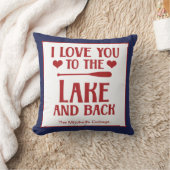 湖と背中に愛する – バレンタインデー クッション (ブランケット)