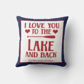 湖と背中に愛する – バレンタインデー クッション (裏面)