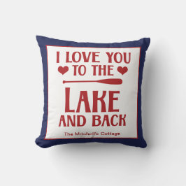 湖と背中に愛する – バレンタインデー クッション