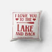 湖と背中に愛する – バレンタインデー クッション (裏面)