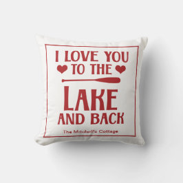 湖と背中に愛する – バレンタインデー クッション