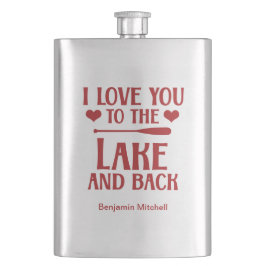 湖と背中に愛する – バレンタインデー フラスク