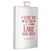 湖と背中に愛する – バレンタインデー フラスク (右)