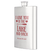 湖と背中に愛する – バレンタインデー フラスク (左)