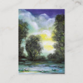 湖と《植物》スイレン 名刺 (裏面)