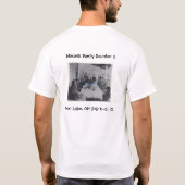 湖によるマルティーニ Tシャツ (裏面)