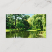 湖によるヤナギ 名刺 (裏面)