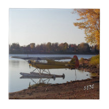 湖による水上飛行機