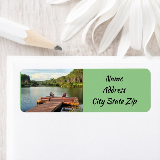 **湖に住む** ラベル (インサイチュ)