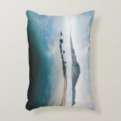 湖に反映する曇った青空 アクセントクッション (正面(垂直))