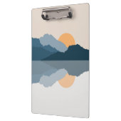 湖に映る青い山 クリップボード (左)