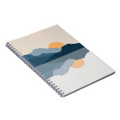 湖に映る青い山 ノートブック (右側)