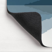 湖に映る青い山 マウスパッド (コーナー)